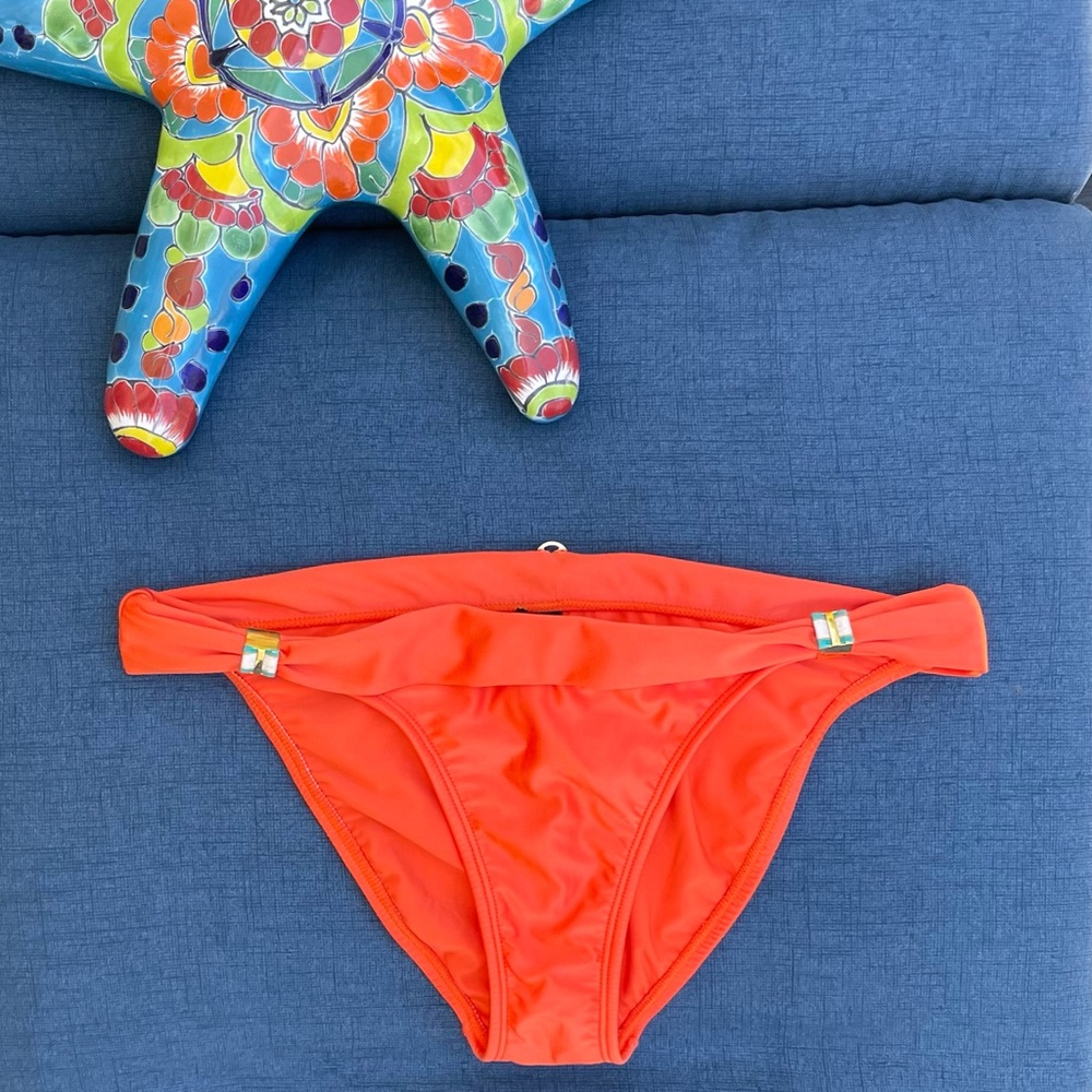 VIX Tangerine Bikini Bottom Full Size M *RARE
